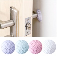 3Pcs Rubber Ball Shape Door Handle Crash Pad Wall Protector Self Adhesive Bumper   312049476487